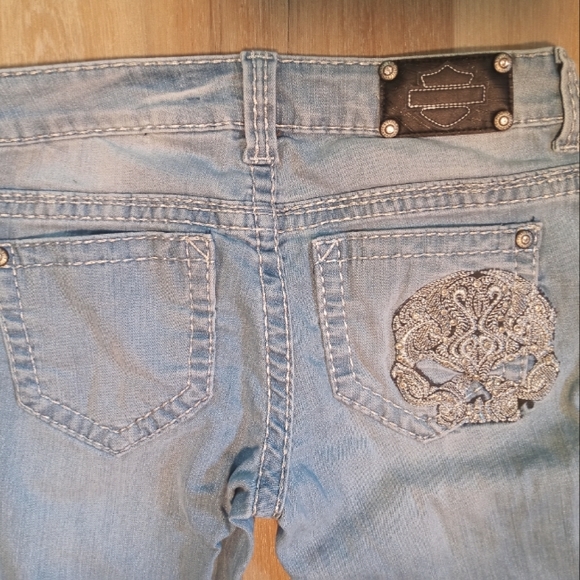 Women's Harley Davidson Boot Cut Jeans size 4 - Picture 1 of 4